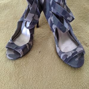 Ladies camouflage heels